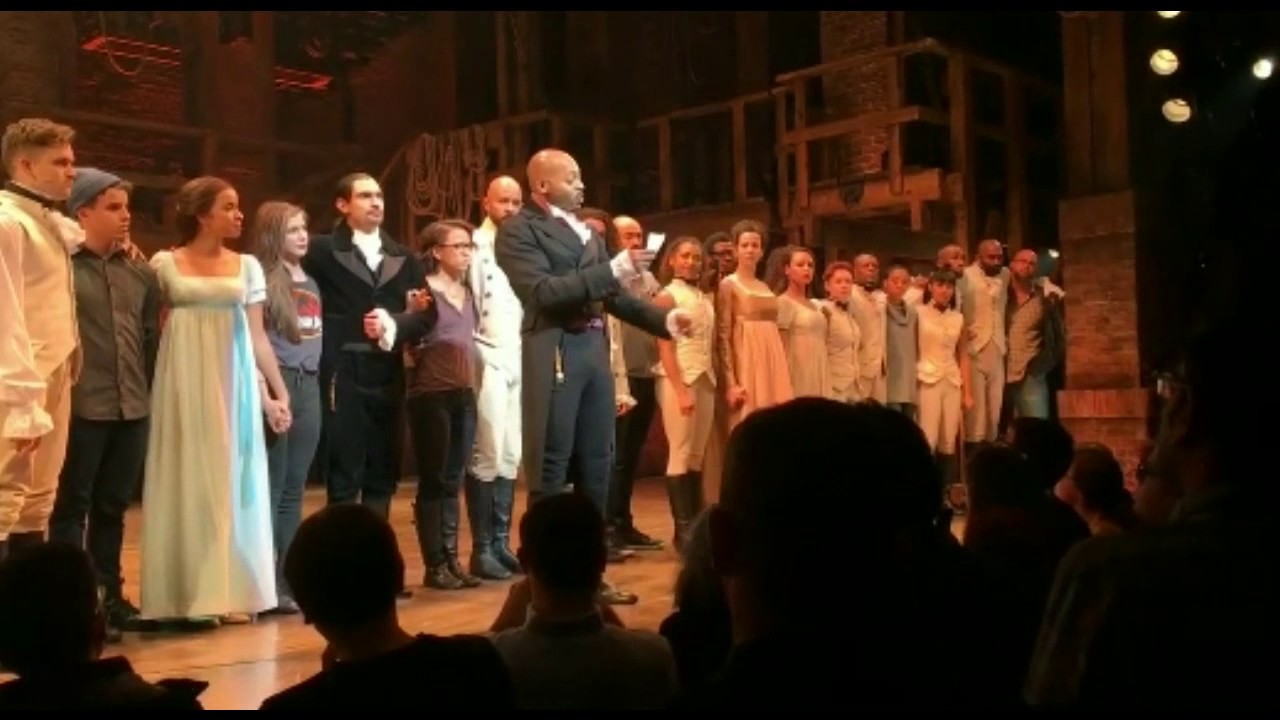 ‘Hamilton’ Cast Wags Collective Finger at Pence