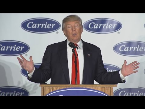 Trump and Pence Make Carrier Jobs Announcement