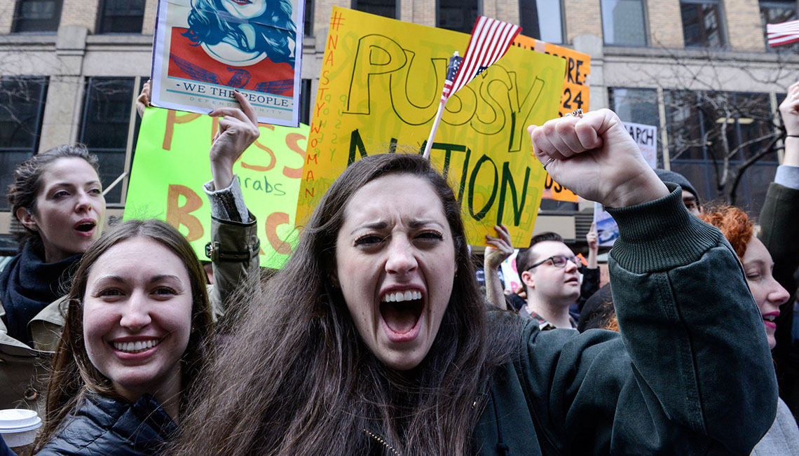 Some of the Most Bizarre Moments from Women’s Marches Across the Country