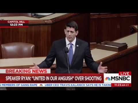 Speaker Ryan: “An Attack On One Of Us, Is An Attack On All Of Us”