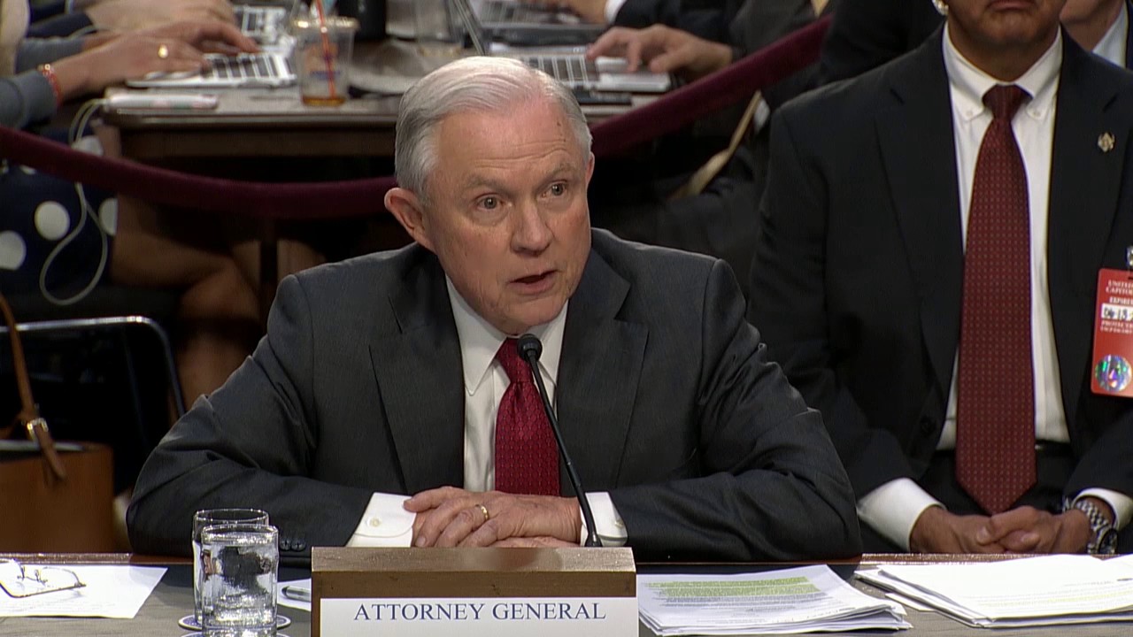 Testy exchange between Sen. Ron Wyden and Atty. Gen. Jeff Sessions