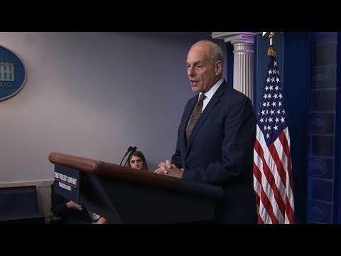 John Kelly Takes Questions From Media