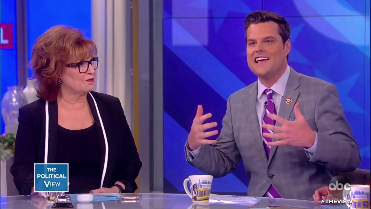 Rep. Matt Gaetz vs. ‘The View’ Panel: Trump Should Pardon Roger Stone