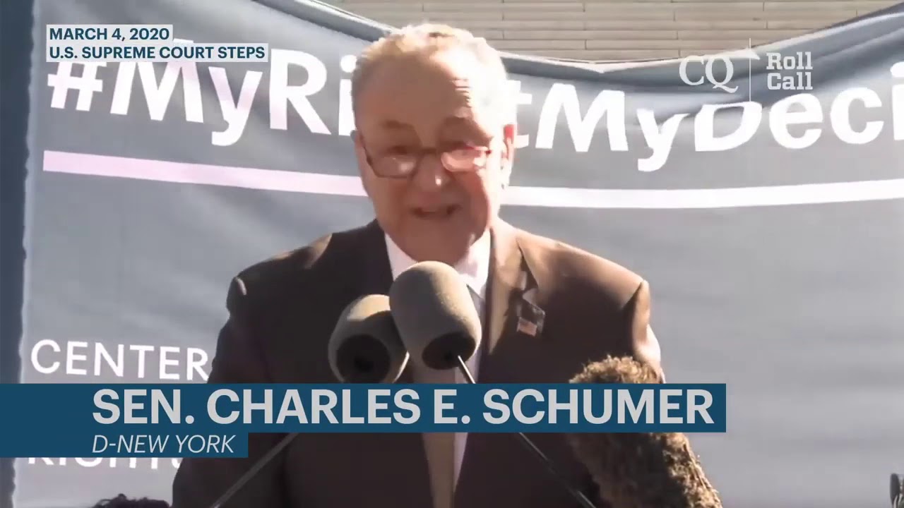 Schumer to Kavanaugh, Gorsuch: You Will “Pay The Price”