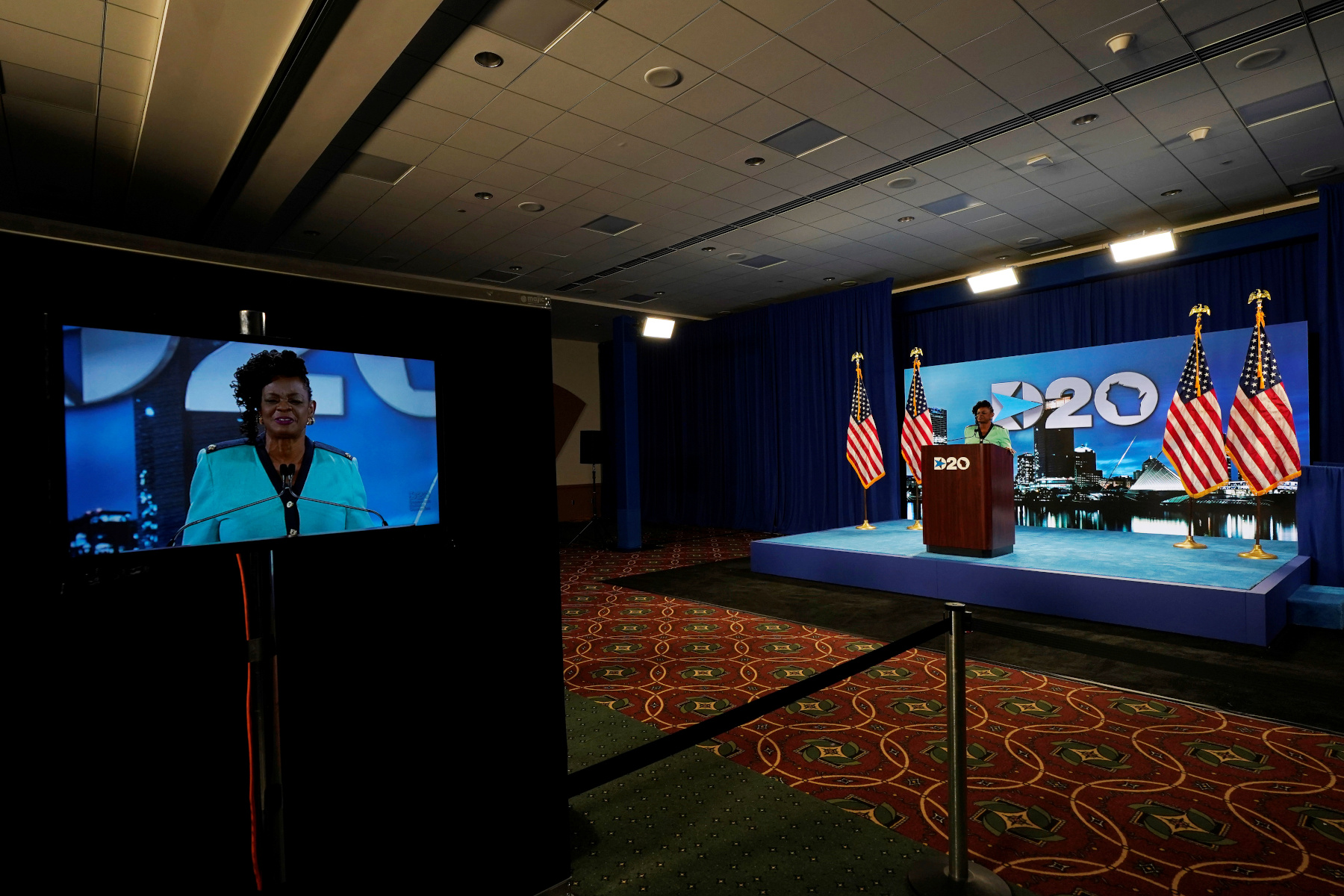 Former Wisconsin Governor Scott Walker on the First Day of the DNC
