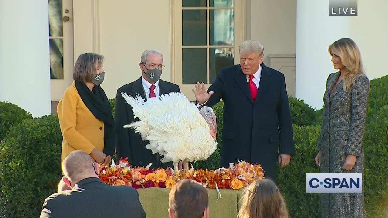 President Trump Holds National Thanksgiving Turkey Pardoning Ceremony