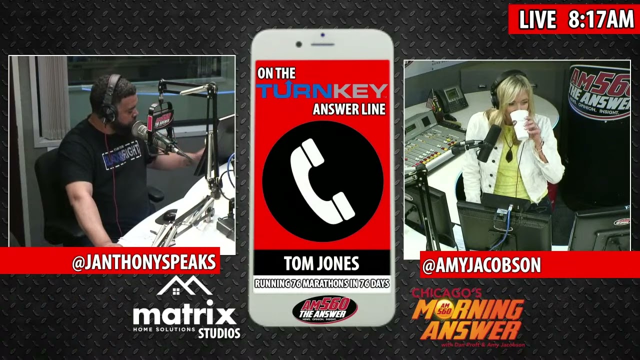 Tom Jones is running 76 marathons in 76 days for unitedwepledge.org