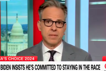 Jake Tapper Finally Realizes that Biden Isn’t Up to the Job